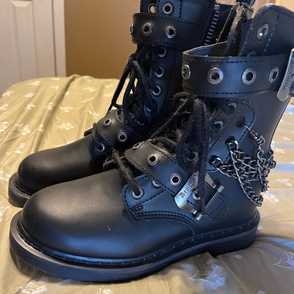 Demonia Black Gothic Boots